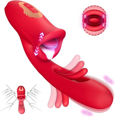 Sex Toys voor Vrouwen Likkende Tong Vibrator - Vibrators voor Vrouwen - Tong Vibrator - Clitoris Zuiger – Diep Waterdicht – Bef Vibrator met 10 Sterke Standen - Siliconen - Discreet Verzonden – Roze