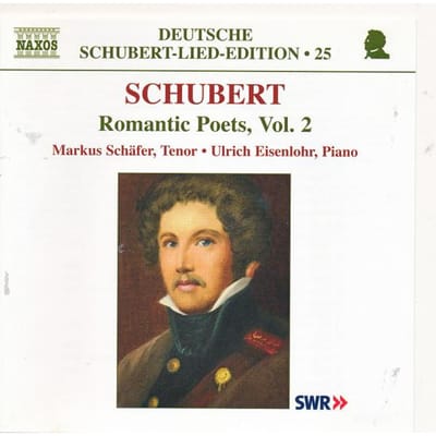 CD F. SCHUBERT - Romantische Dichter Vol.2  8557831 Naxos 2007 Europa Klassiek Gebruikt