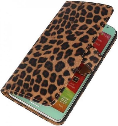 Luipaard Bookstyle Wallet Case Hoesjes - Hoesje Geschikt voor Samsung Galaxy Note 3 Neo Chita