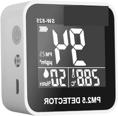 Luchtkwaliteitstester - PM2.5 Detector - Binnenlucht Meten - Hoge Gevoeligheid Sensoren - 0-500ug/m³ - One Color