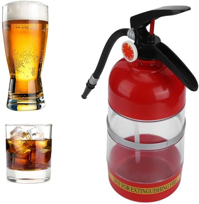 Dailygoods- Bierdispenser 2L - Draagbare Drankdispenser - Grappige Tap - Drankdispenser met Kraan - Bar Accessoire - Ideaal voor Feesten