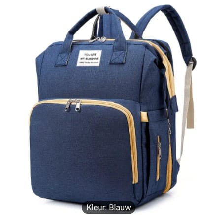 3 in 1 super handige baby tas luiertas verschoningsmat en bed in een vorm van een tas met veel opslagruimte