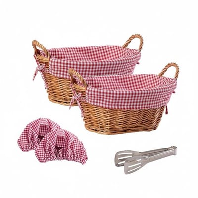 Dailygoody - Rieten Broodmanden - Set van 2 - Stijlvol en praktisch