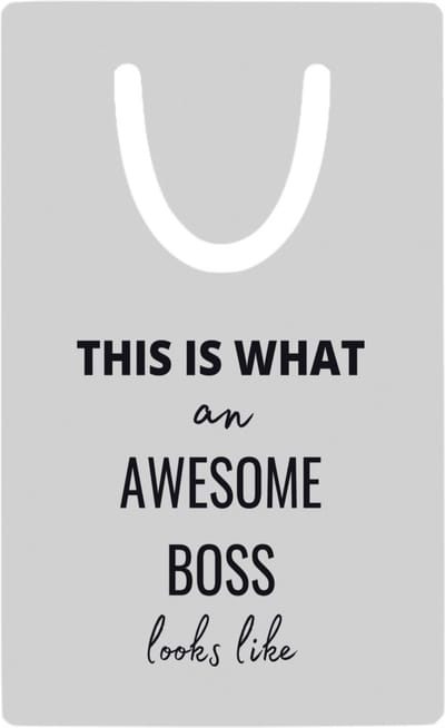 Hacebo® - this is what an awesome boss looks like metalen boekenlegger - Collega - cadeau collega - cadeau - cadeau werkgever - baas Bladwijzer boekenleggers - 7.6 cm x 5cm