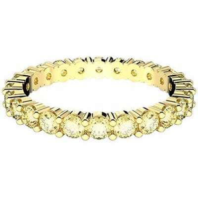 Bague Swarovski Matrix Cristal Imitation Coupe Ronde Bagues pour Femmes 5658667 55