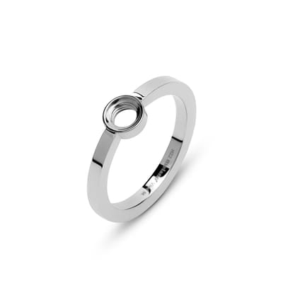 Melano Vivid Vivé Ring - Zilverkleurig Maat 50