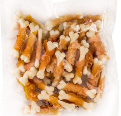 Landman Kip En Calcium Kluifjes (400gr) - Hondensnacks - Hondensnoepjes - Hondensnacks Gedroogd - Hondensnacks Kauwbot