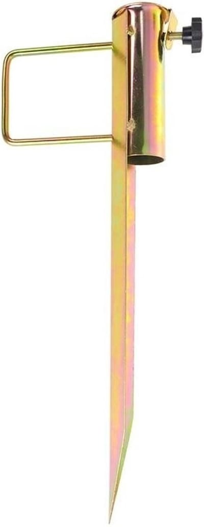 Parasol haring - grondpen met handvat - Parasolhouder - 0 tot 35 mm - parasolvoet