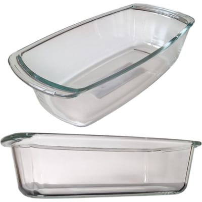 MOULE À GÂTEAU EN VERRE MOULE DE CUISSON RÉSISTANT À LA CHALEUR 27x14x7.3cm