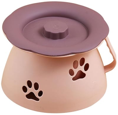 Kamerpot met Deksel - Urinoir Potje - Huiselijk Gebruik - Antislip Handvat - Verdikte Basis - Roze