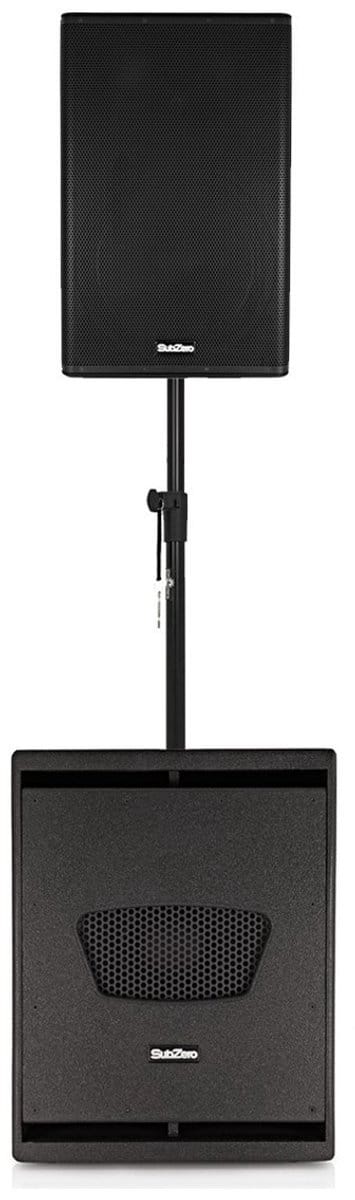 SubZero P12X Actieve DSP-speaker en P15SX DSP-subwoofer