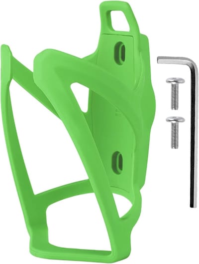 Fiets Bekerhouder - Drinkhouder Fiets - Onderweg Drank Meenemen - Trillingsbestendig Ontwerp - 14.5 x 8.8 x 8.8 cm - Groen