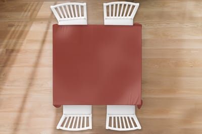 Tafelkleed - Tafellaken - 120x120 cm - Palet - Rood - Interieur - Binnen en Buiten