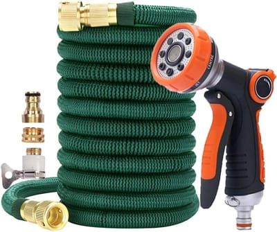 Tuinslang Waterpistool Set water irrigatie plastic pijp uitbreidbare magische slang auto wassen spuitpistool reinigingsgereedschap BW13 15,2 m