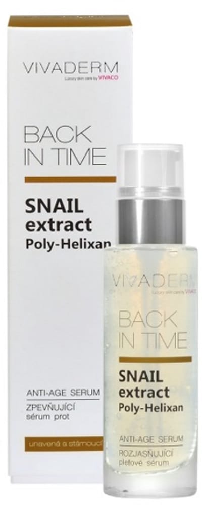 Anti-aging serum met Snail extract Poly-Helixan, Geconcentreerde serumformule met bio-slakkenextract hydrateert de huid intensief, verzacht fijne lijntjes en verheldert de teint.