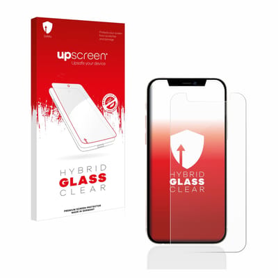 upscreen - Screenprotector voor Apple iPhone 12 mini - Folie Beschermfolie Beschermglas transparant