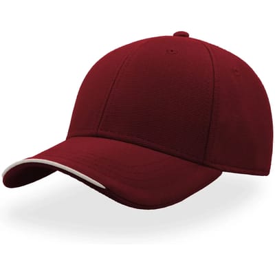 Atlantis Headwear Estoril Cap Recycled AT422 - Burgundy - One size