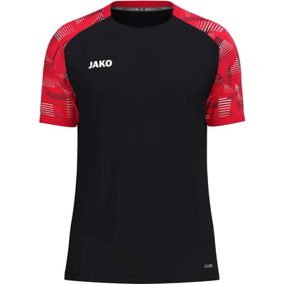 Jako Sonic T-Shirt Heren - Zwart / Rood | Maat: 3XL