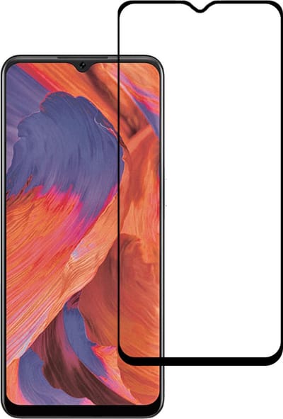 Smartphonica Screenprotector Geschikt voor Oppo A73 - Full Cover Tempered Glass - Gehard glas Geschikt voor Oppo A73 geschikt voor Oppo A73