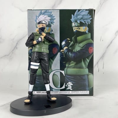 20cm Bandai Naruto Anime Model Shippuden Uchiha Sasuke Hatake Kakashi Namikaze Minato Actiefiguur Set Model Speelgoed Cadeaus