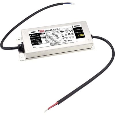 MEAN WELL ELG-75-C700B-3Y LED-driver Constante stroomsterkte 74.9 W 700 mA 53 - 107 V/DC 3-in-1 dimmer, Dimbaar, Montage op ontvlambare...