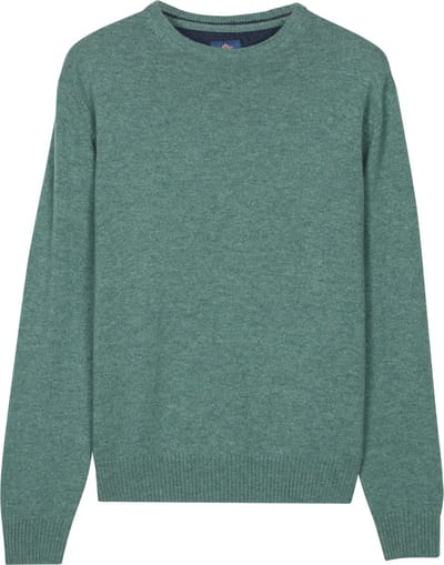 Baileys – Heren – Gebreide Pullover – Ronde hals – Regular fit – Trui – Donkergroen - 520092-735