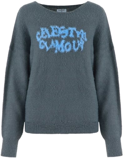 Fluresk Trui Carys Knit Sweater 25wlf04 414 Shadow Grey Dames Maat - W34