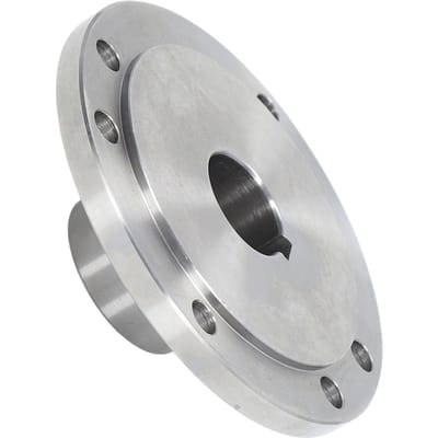 125mm Draaibank Flens Hoog Mangaanstaal Klauwplaat Aansluitflens voor K11-125 K12-125 K72-125 20mm / 0.79in