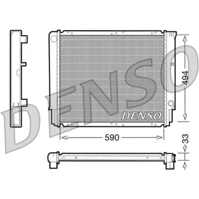 Radiator DENSO DRM33050