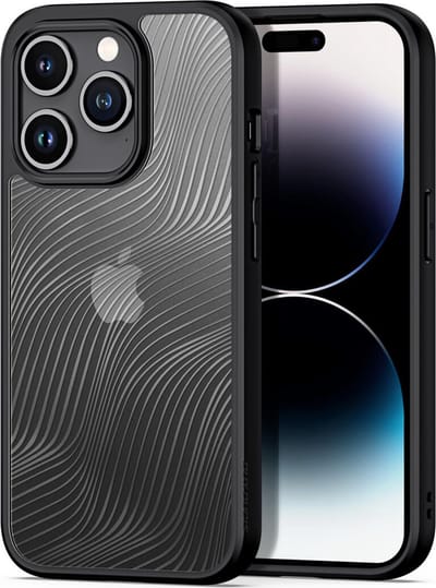 Dux Ducis - Telefoon Hoesje geschikt voor de iPhone 15 Pro - Back Cover - Aimo Series - Zwart