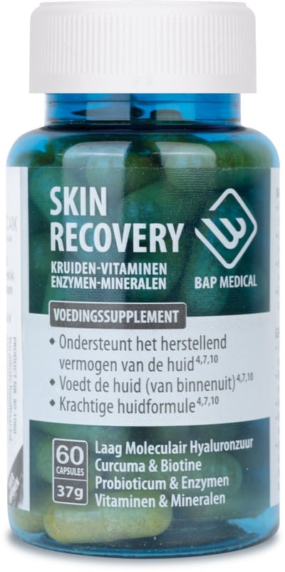 Skin Recovery supplementen - verzorgt en voedt de huid van binnenuit - ondersteunt het herstellend vermogen van de huid