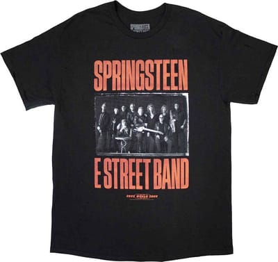 Bruce Springsteen - Tour '23 Band Photo Heren T-shirt - S - Zwart