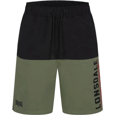 Lonsdale London HAYLING Korte broek olijf-zwart XXL Heren