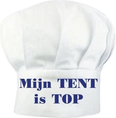 Benza Koksmuts voor volwassenen - Mijn TENT is TOP