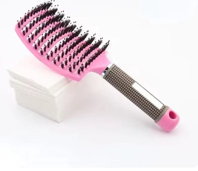 Scoby - Haarborstel - Haar borstel - Anti Klit - Brush - Hairbrush - Haarstyling - Roze