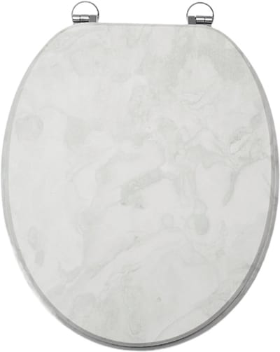 Namajunas - WC-brillen - Wc bril softclose - Toilet bril - Universele vorm WC Bril - MDF hout - Antibacterieel - Witte marmer - Met Deksel - RVS Bevestiging - Easy Clean - Snelle montage en demontage - Inclusief Bevestigingsmateriaal