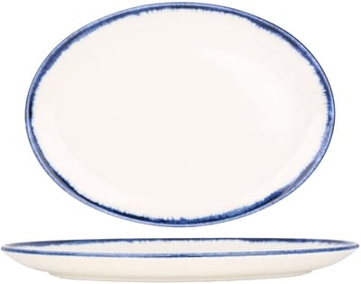 Kütahya Porselen Serveerschaal - Azure - Porselein - 33x19 cm - set van 2
