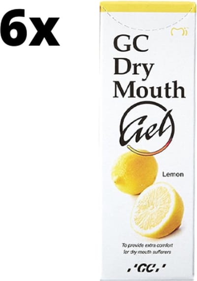 GC Dry Mouth Gel Lemon - 6 x 35 ml - Voordeelverpakking