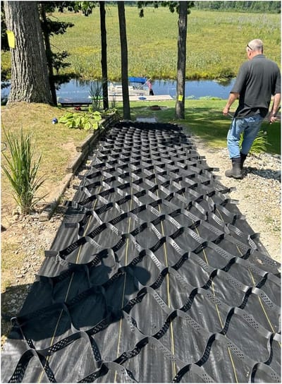 Grond Stabilisatie Rooster - Grind Stabilisator - Keermuren Aanleggen - Heavy-Duty Polyethyleen