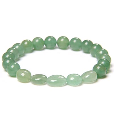 Marama - damesarmband Aventurine Stones - elastisch - 19-24 cm - edelsteen Aventurijn