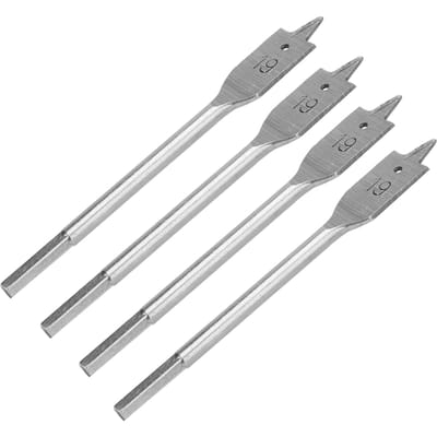 4-delige Spadeboor Set Platte Schopboor Hoge Koolstofstaal Houtbewerking Handgereedschap Hardware 19mm