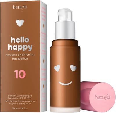 Hello Happy, Femei, Fond De Ten Iluminant, 10 Deep Warm, Spf 15, 30 Ml