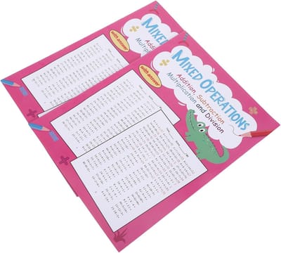 Wiskunde Oefenboek - Rekenen Werkboek - Dagelijks Leren - Gemengde Bewerkingen - 28.50X21.00X0.30CM - Multi