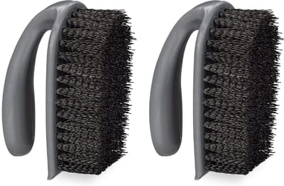 Doodadeals® Handborstel – Schrobber – Harde Haren - Schoonmaakborstel – Met Handvat – Set van 2