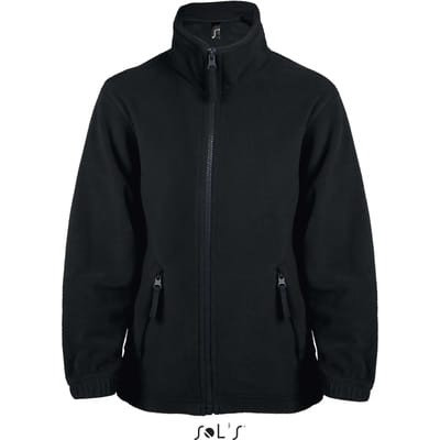 SOL'S Kids´ Fleecejacket North L742K - Black - 4 years (96/104)