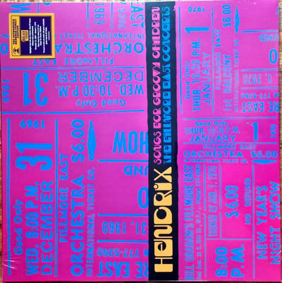 Songs For Groovy Children: The Fillmore East Concerts - Jimi Hendrix