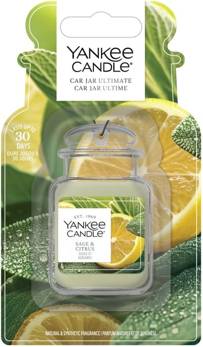 Yankee Candle - Sage & Citrus Car Jar Ultimate Autoparfum - 1 maand geurplezier