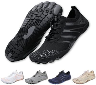 DOTALES - FlowStep barefoot schoenen Zwart 42