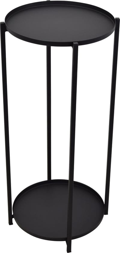 LOFT42 Vase Zuil Opvouwbaar Zwart Metaal - Rond - Ø70x30