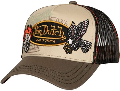 Von Dutch Patches Truckercap Beige